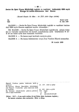 .Devlet Su İşleri Umum Müdürlüğü teşkilat ve