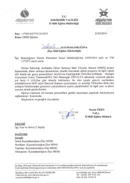 DMİS Eğitimi - İn&ouml;n&uuml; İl&ccedil;e Milli Eğitim M&uuml;d&uuml;rl&uuml;ğ&uuml;