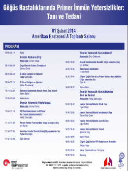 G&ouml;ğ&uuml;s Hastalıklarında Primer imm&uuml;n Yetersizlikler: