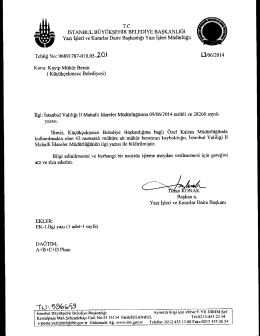 OneTouch 4.6 Scanned Documents - İstanbul Büyükşehir Belediyesi