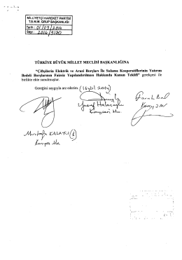 Tarih= 0/ /09/ 2014 - Türkiye Büyük Millet Meclisi