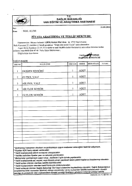 oksijen sensörü 5 kalem