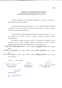 cUMHURiYET vE sEYDiKEMER RESİM YARIŞMASI iL&ccedil;E