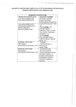 2014 D&Uuml;NYA BİYOLOJİK &Ccedil;EŞİTLİLİK G&Uuml;N&Uuml; KAPSAMINDA