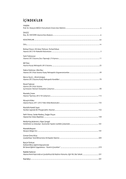 i&ccedil;iNDEKiLER