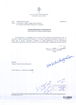 Tc. HACETTEPE UNİyERsiTEsi EGITIM FAKULTESİ