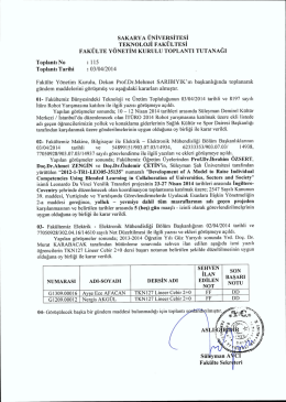 __ __ TEkNoLoJİ FAKÜLTESİ