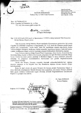 Giden Evrak Servisi.