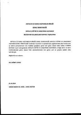 OneTouch 4.6 Scanned Documents - Antalya Eğitim ve Araştırma