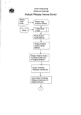 Hukuki M&uuml;talaa Verme İşlem S&uuml;reci
