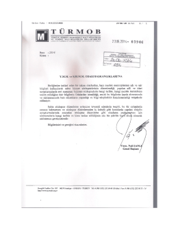 t&uuml;rmob gelen yazı