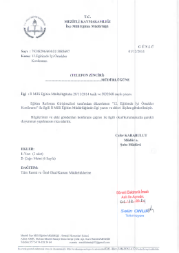 T.c. MEzİTLİ KAYMAKAMLIĞI - mersin