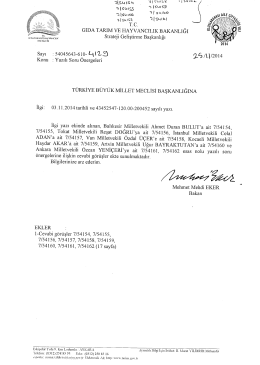 Cevap - T&uuml;rkiye B&uuml;y&uuml;k Millet Meclisi