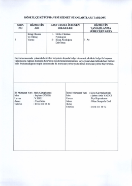 Halk K&uuml;t&uuml;phane Memurluğu