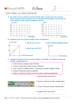 s&uuml;rat konulu &ccedil;alışma kağıdı-2