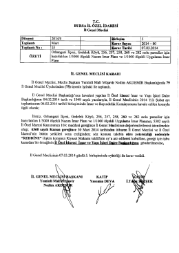 07.03.2014 Meclis Kararı 80