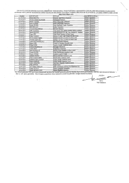 Liste için tıklayınız