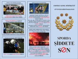 sPoR ALANLARIARJA RAETEN J YARALAMA sUCU IşLE KİŞTL