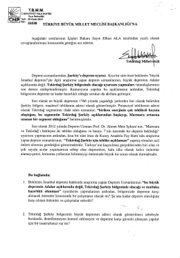 türkiye büyük millet meclisi başkanlığına
