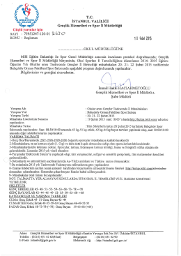 Okullararası Taekwondo Gen&ccedil;ler İl Se&ccedil;meleri