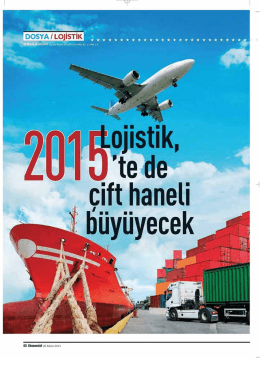 2015 lojistikte de &ccedil;ift haneli
