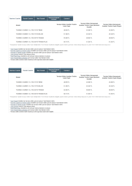 Ford Ticari Ara&ccedil; Şubat Ayı 2015 Model Yılı Fiyatları i&ccedil;in tıklayın