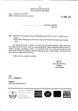 hizmeti&ccedil;i eğitime katılacaklar 10.02.2015 16:17 - erzurum