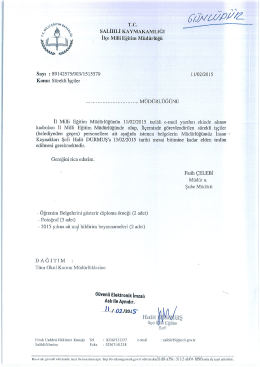 (WWW/z - Salihli İl&ccedil;e Milli Eğitim M&uuml;d&uuml;rl&uuml;ğ&uuml;