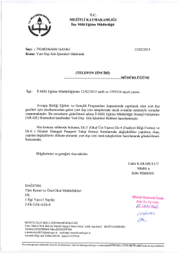 İl&ccedil;e Milli Eğitim M&uuml;d&uuml;rl&uuml;ğ&uuml; Yazısı - Mezitli İl&ccedil;e Milli Eğitim M&uuml;d&uuml;rl&uuml;ğ&uuml;