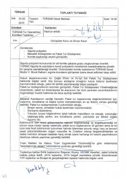 türsab toplantı tutanağı