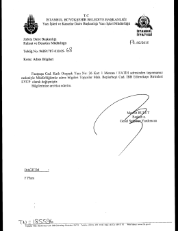 tebliğ no-68 - İstanbul B&uuml;y&uuml;kşehir Belediyesi
