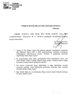 CHP - Türkiye Büyük Millet Meclisi