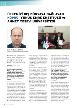 Yunus Emre Enstit&uuml;s&uuml; B&uuml;lteni