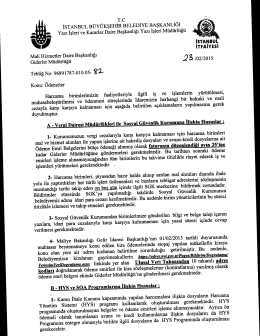 tebliğ no-82 - İstanbul Büyükşehir Belediyesi