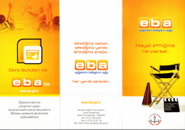 .eba.gov.tr - Milli Eğitim Bakanlığı