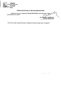 W` 1 35761 - Türkiye Büyük Millet Meclisi