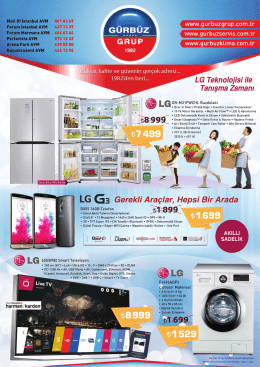 LG Mart Ayı Broşürümüzü Görmek için Tıklayınız.