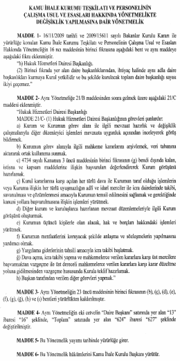 Yönetmeliği görmek için tıklayınız.