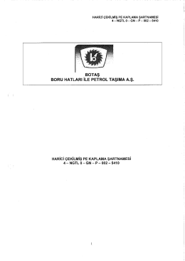 07. Harici &Ccedil;ekilmiş Pe Kaplama Şartnamesi