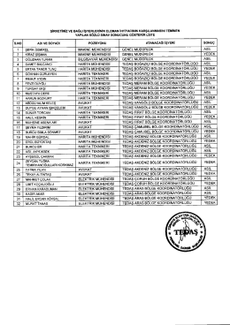 24 Şubat 2015 Tarihinde Yapılan S