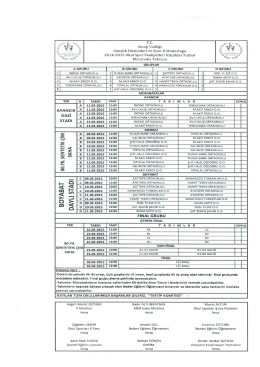 KÜÇÜK ERKEK FUTBOL MÜSABAKA TAKVİMİ için tıklayın.