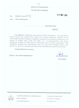 TEOG Telafi Dersleri