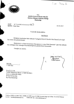 İhale ilanını g&ouml;rmek i&ccedil;in l&uuml;tfen buraya tıklayınız.