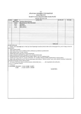 İndir - Süleyman Demirel Üniversitesi