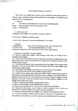 Köyiçi şebeke ve içmesuyu tesisi yapımı ihale ilanı 3 için tıklayınız.