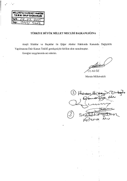 unumçl HAREKET PAıı`rlsl tam. GRUP BAŞKANLIĞI