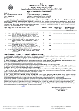 6274 BMC Otob&uuml;sler İ&ccedil;in Muhtelif Hortum Alımı