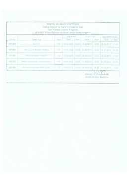 Halkla İlişkiler ve Tanıtım Tezli Y&uuml;ksek Lisans Programı