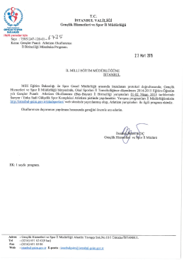 gen&ccedil;ler puanlı atletizm okullararası il birinciliği