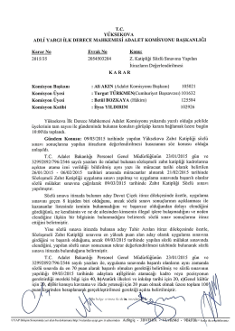 Y&uuml;ksekova Adli Yargı İlk Derece Mahkemesi